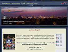 Tablet Screenshot of beogradapartman.com